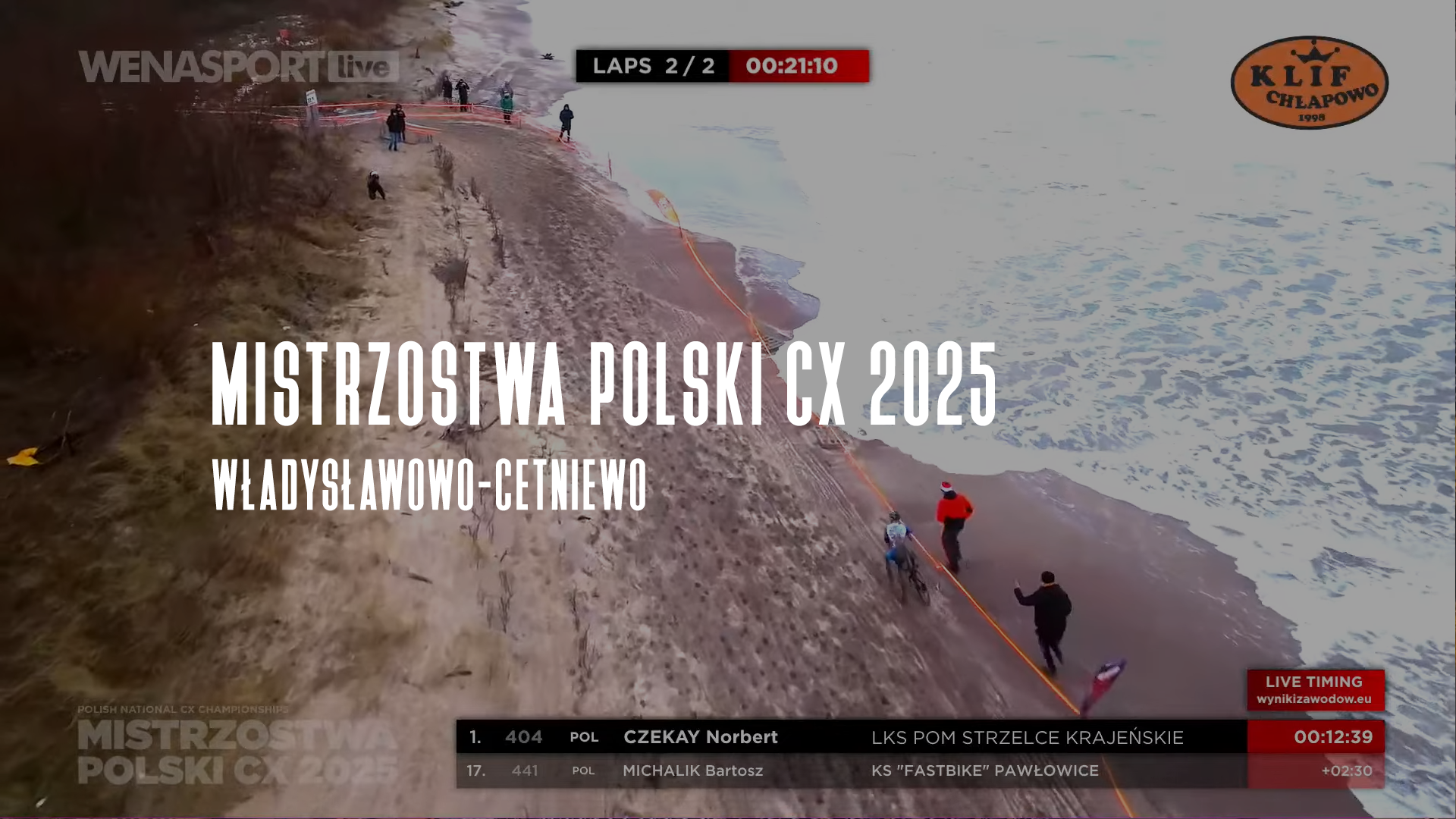 cover live stream mistrzostwa polski CX 2025 wyścig kolarski